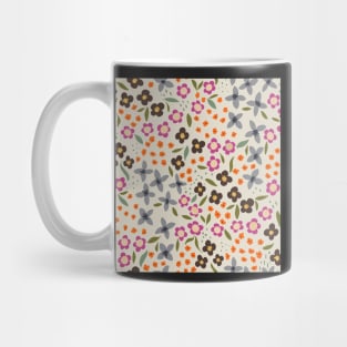 Vintage Color Way Little Wild Flower Patches Mug